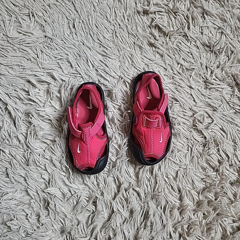 Kids Little Girls Nike Sunray Protected Sandals Neoprene 344993 Watersport 5